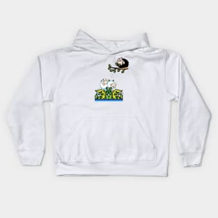 sheep humor tentacles Kids Hoodie